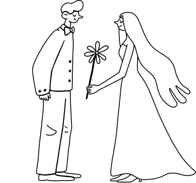 상효와 지은 일러스트